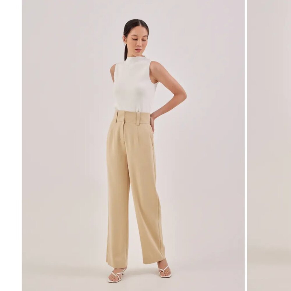 Love Bonito Morie Regular High Waist Straight Leg Pants